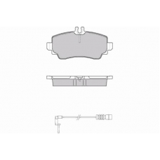 12-0763 E.T.F. Комплект тормозных колодок, дисковый тормоз