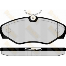 PA1490 BRAKE ENGINEERING Комплект тормозных колодок, дисковый тормоз