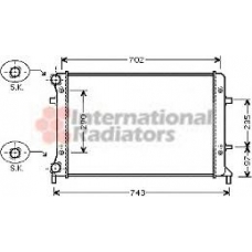 60582228 SCHLIECKMANN Радиатор, охлаждение двигателя