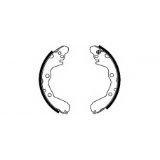 8DB 355 001-521 HELLA PAGID Комплект тормозных колодок