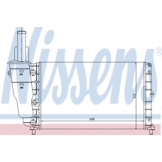 61857 NISSENS Радиатор, охлаждение двигателя