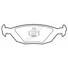 FBP1425 FIRST LINE Комплект тормозных колодок, дисковый тормоз