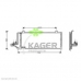 94-6043 KAGER Конденсатор, кондиционер