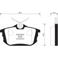 FBP1531 FI.BA Комплект тормозных колодок, дисковый тормоз