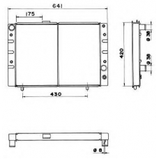 52036 NRF Радиатор, охлаждение двигателя