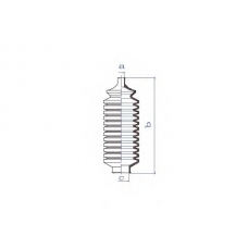 K5172 DA SILVA Пыльник, рулевое управление