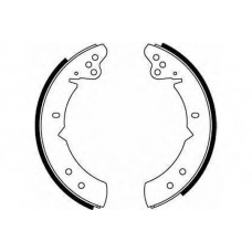 GS6060 TRW Комплект тормозных колодок