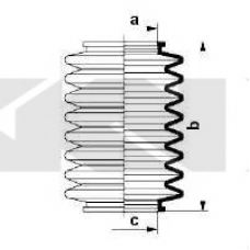 83660 SPIDAN Пыльник, рулевое управление