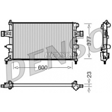 DRM20081 NPS Радиатор, охлаждение двигателя