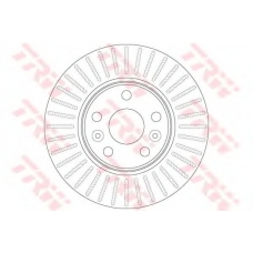 DF6448 TRW Тормозной диск