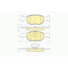 6113392 GIRLING Комплект тормозных колодок, дисковый тормоз