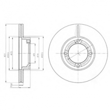 BG3220 DELPHI Тормозной диск