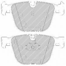 FDB1672 FERODO Комплект тормозных колодок, дисковый тормоз