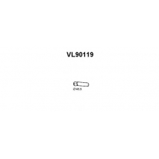 VL90119 VENEPORTE Труба выхлопного газа
