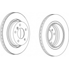 DDF1073C-1 FERODO Тормозной диск