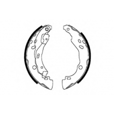 09-0630 E.T.F. Комплект тормозных колодок