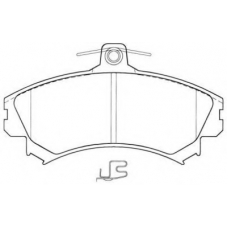 ASN-2031 AISIN Комплект тормозных колодок, дисковый тормоз