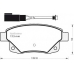 857 MGA Комплект тормозных колодок, дисковый тормоз