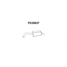 FD30637 VENEPORTE Глушитель выхлопных газов конечный