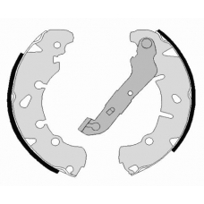 08170 KAWE Комплект тормозных колодок