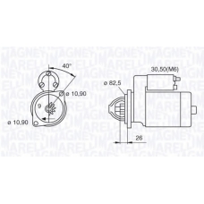 063522230160 MAGNETI MARELLI Стартер