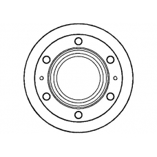 NBD715 NATIONAL Тормозной диск