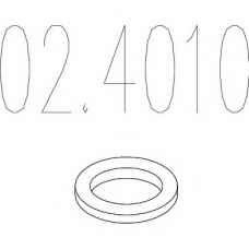 02.4010 MTS Уплотнительное кольцо, труба выхлопного газа