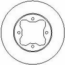 6205 10 KAWE Тормозной диск