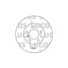 DF2769 TRW Тормозной диск