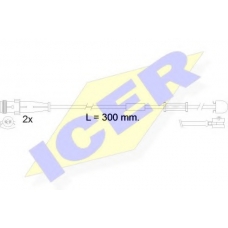 610504 E C ICER Сигнализатор, износ тормозных колодок