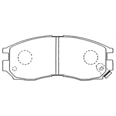 PN-3271 JNBK Колодки тормозные