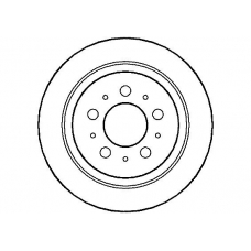 NBD1076 NATIONAL Тормозной диск