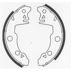 BS567 QUINTON HAZELL Комплект тормозных колодок