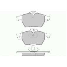 12-0692 E.T.F. Комплект тормозных колодок, дисковый тормоз