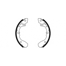 8DB 355 002-331 HELLA Комплект тормозных колодок