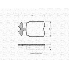 363702160638 MAGNETI MARELLI Комплект тормозных колодок, дисковый тормоз