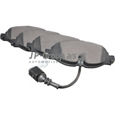 1163609510 Jp Group Комплект тормозных колодок, дисковый тормоз