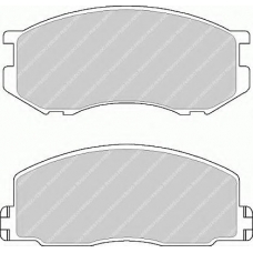 FDB306 FERODO Комплект тормозных колодок, дисковый тормоз
