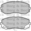 BBP2314 BORG & BECK Комплект тормозных колодок, дисковый тормоз