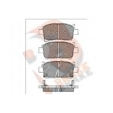 RB1583 R BRAKE Комплект тормозных колодок, дисковый тормоз
