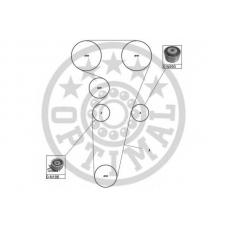 SK-1637 OPTIMAL Комплект ремня грм