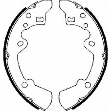 BS832 QUINTON HAZELL Комплект тормозных колодок