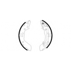 MFR496 MINTEX Комплект тормозных колодок