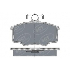 SP 186 SCT Комплект тормозных колодок, дисковый тормоз