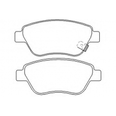 MDK0225 MINTEX Комплект тормозов, дисковый тормозной механизм