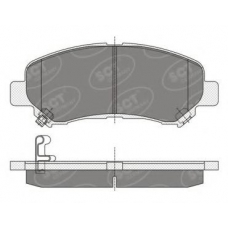 SP 337 SCT Комплект тормозных колодок, дисковый тормоз