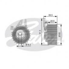 T43033 GATES Натяжной ролик, ремень грм