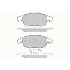 12-1329 E.T.F. Комплект тормозных колодок, дисковый тормоз