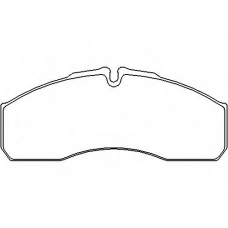 CVP104K DON Комплект тормозных колодок, дисковый тормоз