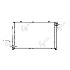 43002138 VAN WEZEL Радиатор, охлаждение двигателя